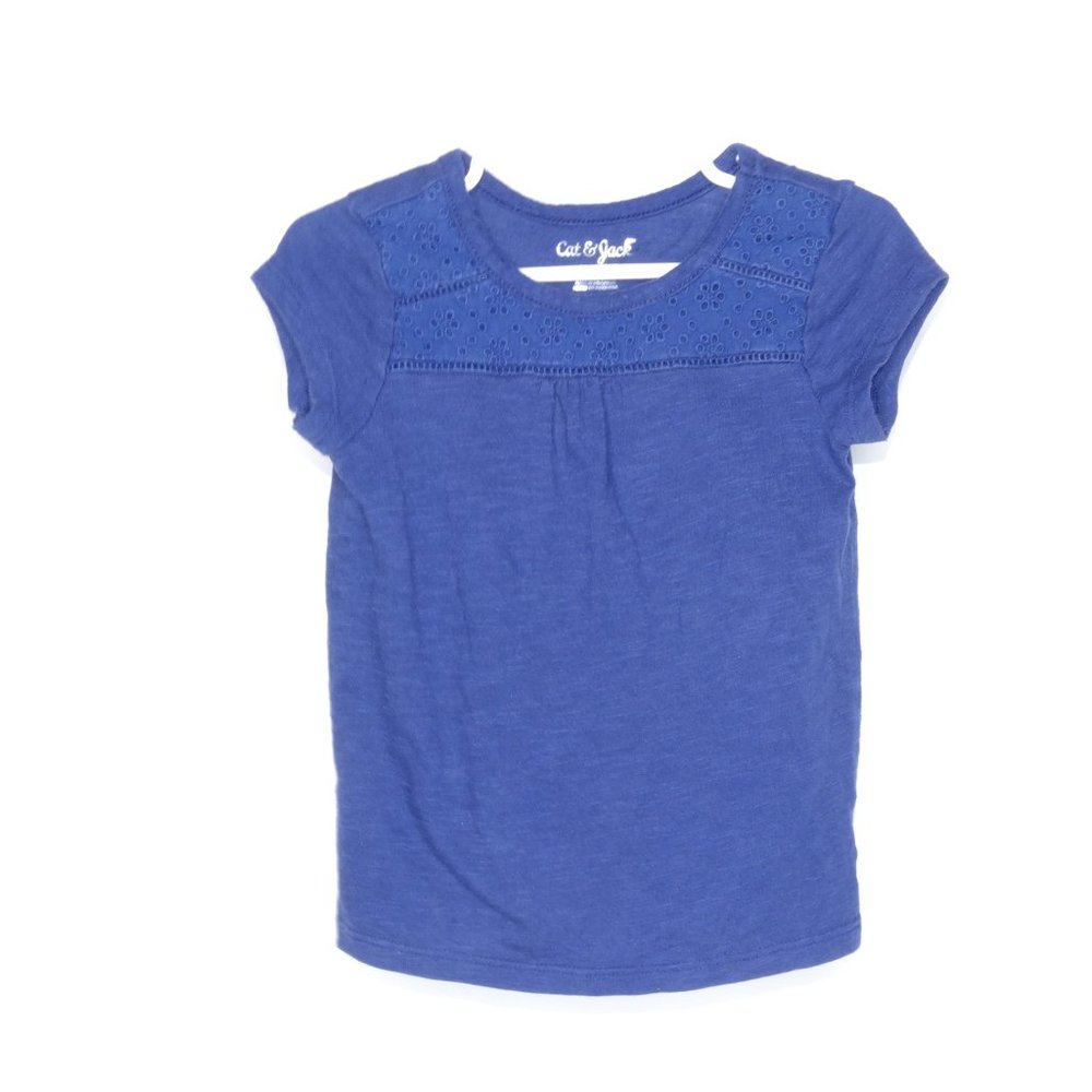 Cat & Jack 4T Navy Girls Shirt